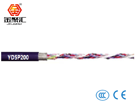 PUR材质拖链电缆/双绞屏蔽/信号电缆